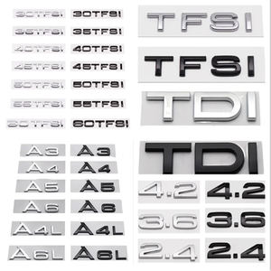 Autocollant de logo de coffre arrière ABS 3D 2.0 3.0 <span class=keywords><strong>30</strong></span> 35 40 45 50 55 60 TFSI <span class=keywords><strong>TDI</strong></span> V6T 4.0 T pour Audi A1 A3 A4 A5 A6 A7 A8 <span class=keywords><strong>Q2</strong></span> Q3 Q5 Q7 - Product Image 2