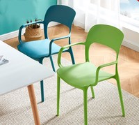 Chaises en plastique robustes de couleur bleue, vente en gros de chaises en plastique, fournisseur fabricant, vente chaude