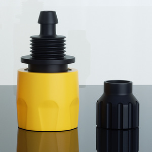 Conector de manguera de agua de conexión rápida Guoma Ruixiang de 8 mm, plástico amarillo para lavadora de autos, conector de tubería de PVC - Product Image 2