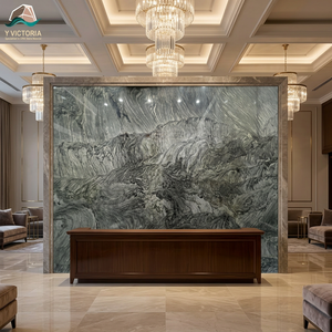 Encimeras de Cocina de Mármol Natural Gris Oscuro Pulido de Alta Calidad, Duraderas, de Diseño Moderno, para Villas y Hoteles, para TV - Product Image 2