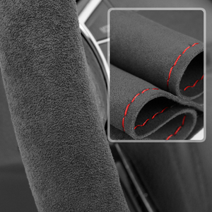 غطاء عجلة قيادة عالي الجودة من الجلد الناعم مخيط يدويًا يناسب 99% من السيارات، تصميم فاخر - Product Image 4