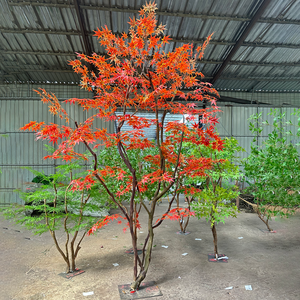 شجرة اصطناعية كبيرة مخصصة للخارج من نوع القيقب أو الشجرة المطاطية لتزيين الحدائق والمطاعم - Product Image 4