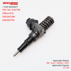 หัวฉีดน้ำมันดีเซลคุณภาพสูง 0986441576 038130073BN สำหรับรถยนต์ VW Passat Golf 2.0 TDI - Product Image 1
