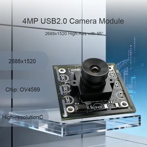 มุมมองกว้าง OV4689 4MP USB2.0 โมดูลกล้อง 1/3 นิ้ว CMOS 0.1Lux แสงน้อย MJPEG YUV2 บอร์ดกล้องจดจำใบหน้า - Product Image 1
