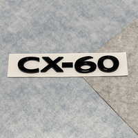 Pour MAZDA3 CX-7 CX5 CX-60 CX-90 CX-8 : Emblème de coffre arrière, Badge de volant, Décoration de carrosserie et de hayon arrière pour la personnalisation