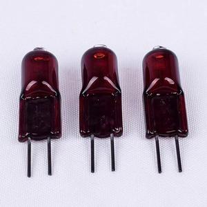 Lampe infrarouge de chauffage de l'<span class=keywords><strong>ampoule</strong></span> <span class=keywords><strong>20W</strong></span> 30W d'halogène <span class=keywords><strong>G4</strong></span> rouge en verre lisse pour l'hôpital - Product Image 4