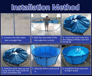 Nhà máy bán buôn bể cá tròn lớn Lvju, bể nuôi cá bằng nhựa gấp gọn dùng trong nuôi trồng thủy sản, nuôi tôm cá. - Product Image 5