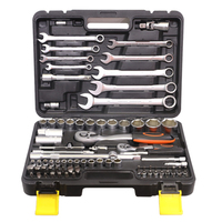 Clé à douille Srunv Goodking 72 T 82 pièces, jeu d'outils de clé à douille combinée, jeu d'outils de clé à douille pour réparation automobile