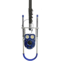 Caméra d'inspection de canalisation avec periscopie HD 4MP, zoom optique 30X, mise au point automatique, tige télescopique et éclairage LED réglable
