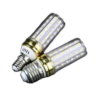 Bombilla LED E14 E27 de doble Color, lámpara de araña SMD2835, 12W, 16W, 18W, 220V/CA, Color blanco cálido