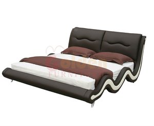 Ultimo design <span class=keywords><strong>letto</strong></span> camera da <span class=keywords><strong>letto</strong></span> a forma di onda alta testiera in legno <span class=keywords><strong>letto</strong></span> <span class=keywords><strong>singolo</strong></span> hotel mobili - Product Image 6