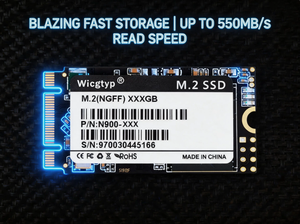Внешний SATA SSD M.2 NGFF 500-750 ГБ USB3.0 500-560 МБ/с чтение/450-500 МБ/с запись, металлический и пластиковый корпус, для ноутбуков/настольных ПК, беспроводной, новый - Product Image 5