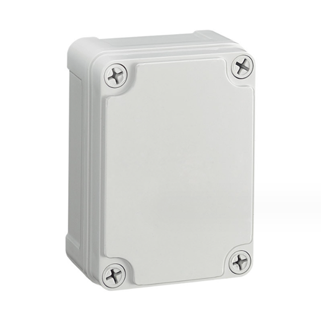 EKYK OEM China Factory DIY Design Custom ABS Gray Outdoor CCTV Electronic Enclosure IP66 Waterproof Junction Box 96x65x55mm
