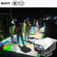 Projecteur de sol numérique portable interactif holographique extérieur Full HD 1080p