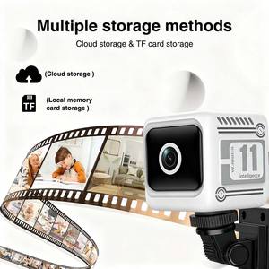 Mini Cámara de Seguridad Inteligente Inalámbrica con <span class=keywords><strong>Bluetooth</strong></span>, WiFi, Detección de Movimiento Interior, Visión Nocturna, Sistema de Cámara IP, la Cámara Más Pequeña - Product Image 3