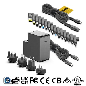 65W USB-C phổ máy tính xách tay adapter sạc USB Type-C + 15 lời khuyên hoán đổi cho nhau cắm USB Loại C du lịch trên toàn thế giới Power Adapter - Product Image 3