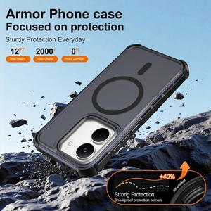 Funda Protectora Híbrida 2 en 1 Resistente a Impactos con Carga Magnética para Xiaomi Poco <span class=keywords><strong>X8</strong></span> <span class=keywords><strong>Pro</strong></span> 5G, Gran Venta - Product Image 4