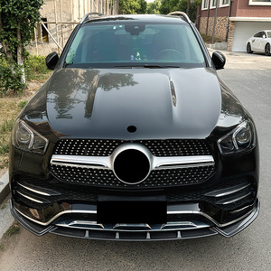 Amp-Z Front Splitter Lip Spoiler Carbon Fiber Texture Matte Finish For Mercedes-Benz GLE-Class W167 C167 AMG 2019-2023 - Product Image 3