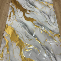 Plaque de marbre UV 1220x2600mm 3mm - Transfert thermique ordinaire - Pierre microcristalline - Revêtement mural sans colle
