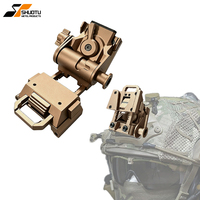 Support de montage tactique Shuotu L4G24 NVG en aluminium CNC réglable pour casque, adaptateur pour lunettes de vision nocturne PVS-15 PVS-18 GPNVG-18