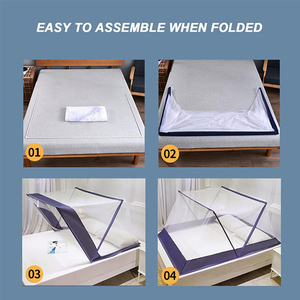 Mosquitero Plegable Portátil para Adultos, Mosquitero para Niños, Estudiantes, Dormitorio, Verano, Instalación Gratuita - Product Image 4