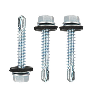 Vít Fastener tùy chỉnh mạ kẽm mái vít m4.8 m6.3 Hex máy giặt đầu vít - Product Image 6
