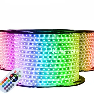 Rgb smart control outdoor festival flessibile 5630 impermeabile 12v ad alta luminosità led strip light 5630