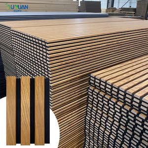 עיצוב פנים מותאם אישית pvc פורניר עץ אלון צהוב מחזר עץ slat אקוסטי לוחות קיר אקוסטיים <span class=keywords><strong>mdf</strong></span> akupanels <span class=keywords><strong>mdf</strong></span> akupanels - Product Image 1