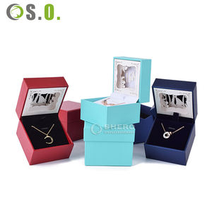 Cajas de Papel Rectangulares de Cuero Sintético con Logotipo Personalizado, Cajas de Joyería para Empaque de Pulseras de Compromiso, Caja para Brazaletes - Product Image 5