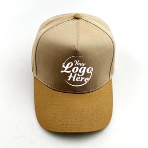 Premium Hommes Femmes Bicolore 5 Panneaux Casquette de Baseball Personnalisé Brodé Étanche A-Frame Réglable Fit Personnalisable Premium - Product Image 3