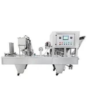 paper hand plastic cup sealing machine milk tea cup cup sealer machine and customize full automatic filling equipment