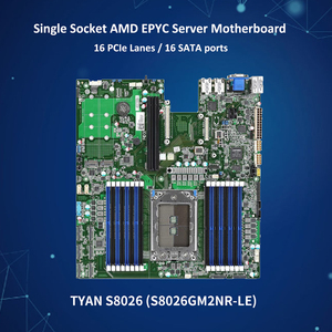 Ổ cắm duy nhất AMD epyc máy chủ Bo mạch chủ tyan S8026GM2NR-LE 2 * PCIe 3.0 X24 Riser khe cắm thẻ 2TB DDR4 tyan Bo mạch chủ - Product Image 2