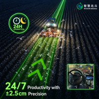 Système de direction automatique GNSS RTK pour tracteurs, guidage GPS pour le semis, la pulvérisation et le travail du sol