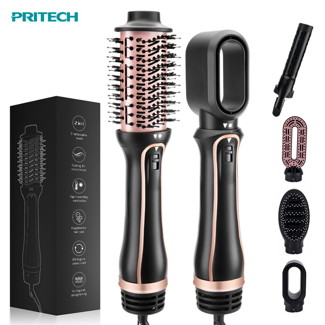 5in1 Customized Logo Ionic Hot air Brush Hair  Dryer Volumizer One Step Hair Dryer Muti Hair Styler Electric Hair Dryer Brush