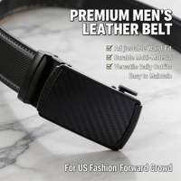 Ceinture Homme Premium en Cuir de Vachette Pleine Fleur avec Boucle en Alliage – Décontractée, Professionnelle, Durable et Ajustable pour Jeans et Tenues Habillées