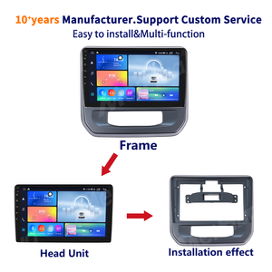 Meihua เครื่องเล่นแอนดรอยด์ติด GPS, สำหรับรถยนต์ DVD สำหรับ <span class=keywords><strong>Suzuki</strong></span> <span class=keywords><strong>celerio</strong></span> 2021-2023<span class=keywords><strong>สี</strong></span><span class=keywords><strong>ดำ</strong></span>แผ่นติดตั้งหน้าจอขนาดใหญ่พร้อมสายไฟ - Product Image 2