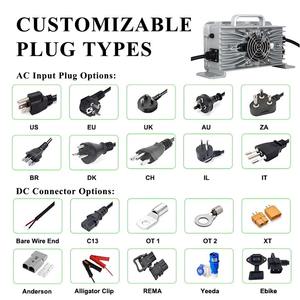 Chargeur de batterie intelligent DC Lifepo4 220/12 60 Ah 84v Ip67 10a pour <span class=keywords><strong>moto</strong></span> 12v Motocicleta Dc Inteligente Lifepo4 Carregador De Bateria De Litil 86v 15a - Product Image 5