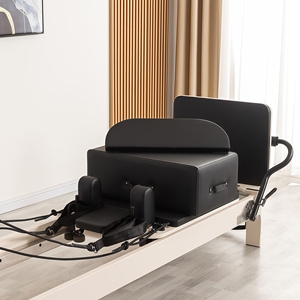 <span class=keywords><strong>Cama</strong></span> <span class=keywords><strong>de</strong></span> <span class=keywords><strong>Pilates</strong></span> Profesional <span class=keywords><strong>de</strong></span> Madera Maciza con Acabado en Spray, Estructura Resistente y Diseño Innovador con Apariencia Moderna - Product Image 3