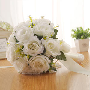 Ramo <span class=keywords><strong>de</strong></span> Rosas <span class=keywords><strong>de</strong></span> Boda Estilo Botánico, Flor Artificial <span class=keywords><strong>para</strong></span> Retratos Nupciales, Accesorios <span class=keywords><strong>para</strong></span> Fotos, Ceremonia <span class=keywords><strong>de</strong></span> Boda, Fiesta <span class=keywords><strong>de</strong></span> Despedida <span class=keywords><strong>de</strong></span> Soltera - Product Image 4