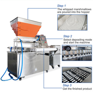 Machine professionnelle OCEAN pour la fabrication de barbe à papa, ligne de production de guimauves pressées - Product Image 3
