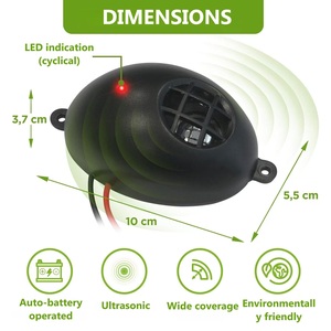 Repelente Ultrasónico de Roedores para Coche, Dispositivo Eléctrico Inteligente para Debajo del Capó, Ahuyentador de Ratones y Ratas para el Compartimento del Motor - Product Image 2