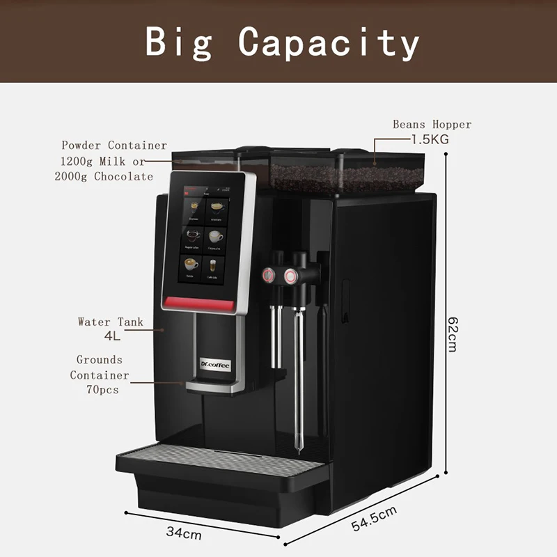 コーヒーメーカー・エスプレッソマシン Coffee maker 完全超全自動コーヒーマシン自動商業カフェエクスプレッソ