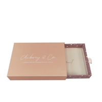 OEM Geschenkbox mit Schublade für Rouge, Weißer Aufdruck und Ziehband für Kosmetik und Geschenke, Geringe Mindestbestellmenge