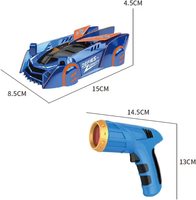1:32 Échelle Offre Spéciale Infrarouge Télécommande Mur Escalade Voiture Jouet Laser Guidé RC Réel Escalade Le Mur Voiture pour Garçons