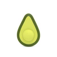 Wiederauf ladbarer 10-Frequenz-Silikon-Frauenvibrator in Avocado-Form mit superstar kem Nippel-Klitoris-Stimulator