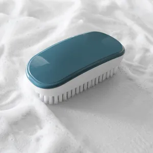 Silicone Hard Bristle Eco-Friendly Household Cleaning <b>Brush</b> for Hands Laundry Shoes Socks Kitchen & Bathroom - Product Image 1