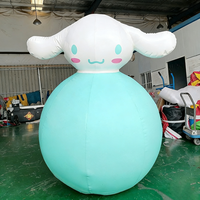 Juguete Inflable de Conejo de Dibujos Animados, Juguete Antiestrés de PVC para Niños, Adolescentes, Adultos y Niñas, Precio de Fábrica, Publicitario