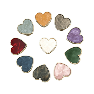 Zinc Alloy Heart Shape Single Hole Pulls Nordic Minimalist Multi-Function <strong>Knobs</strong> Hooks for Dresser - Product Image 1