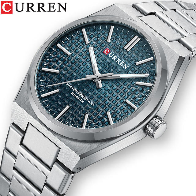 Hot Sale CURREN Fashion Wristwatch for Men 8439 Waterproof Stainless Steel Business Wrist Watches Men Quartz Mens Watch 2025
