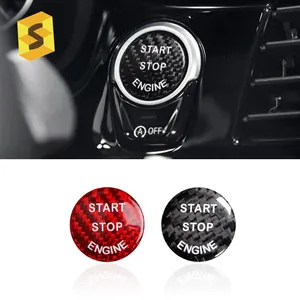 ES N-BME-047 BMW X5 sợi carbon push button bắt đầu xe nội thất phụ kiện được sản xuất phụ tùng xe hơi chuyên gia Mô hình tương thích E70 - Product Image 1
